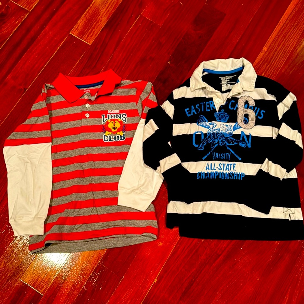 Two long sleeve tees